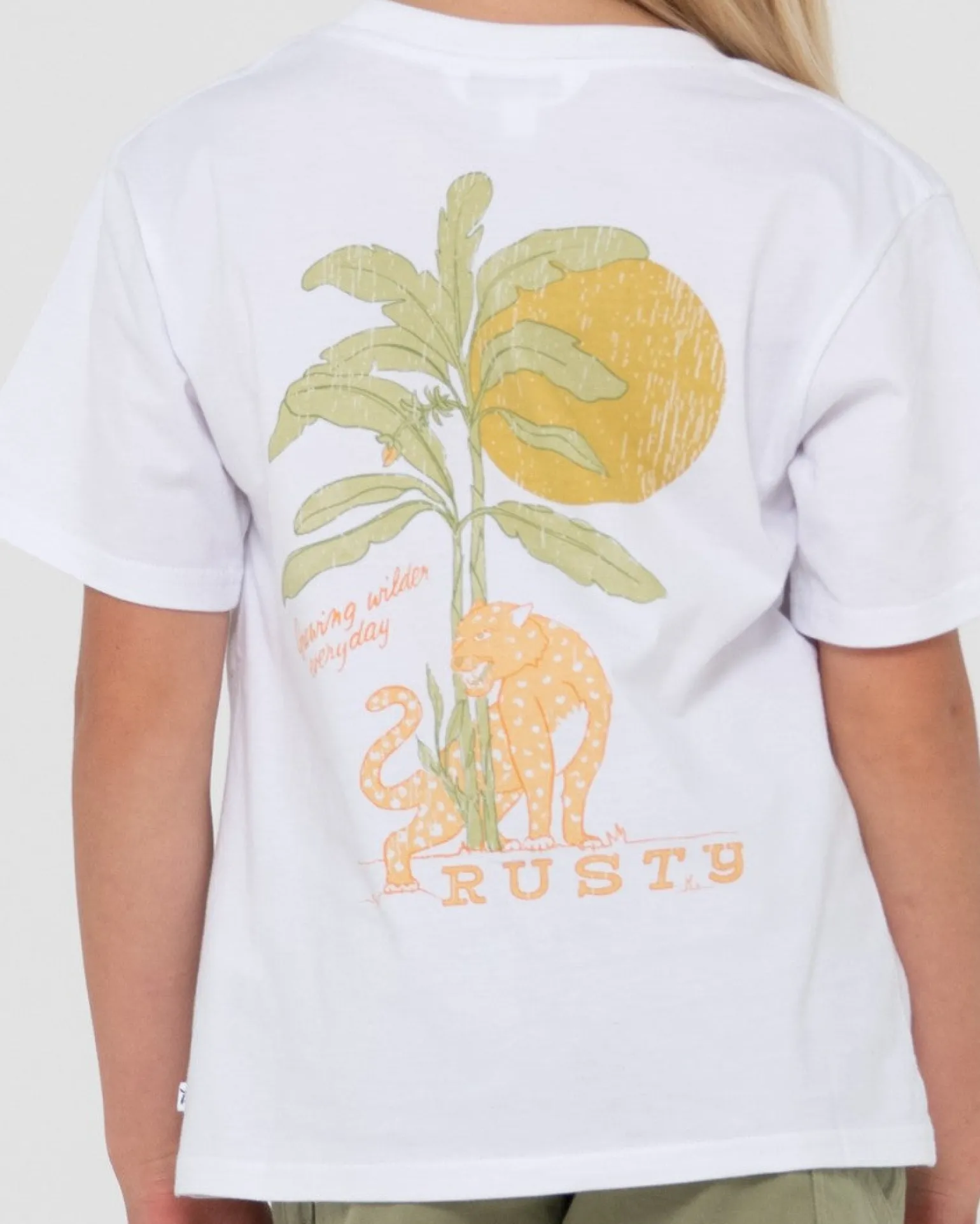 Everyday Graphic Oversize Tee Girls | Rusty Best