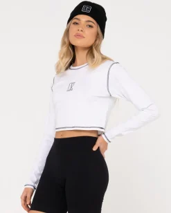 Fortitude Organic Cotton Long Sleeve Baby Tee | Rusty Fashion