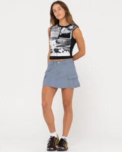 Greetings Slim Fit Graphic Tank | Rusty Sale