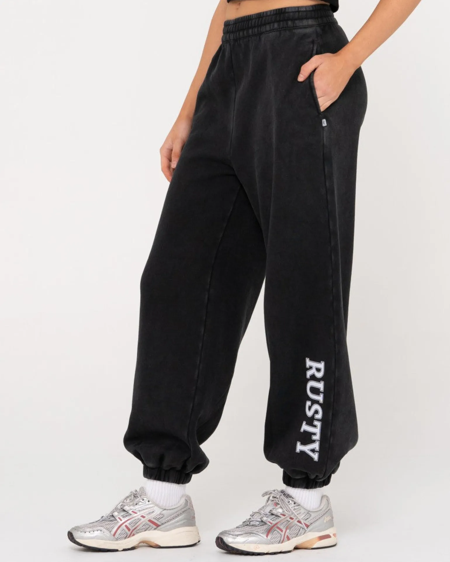 High Waisted Oversize Trackpant | Rusty Best