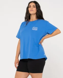 Leisure Relaxed Fit Tee | Rusty Hot