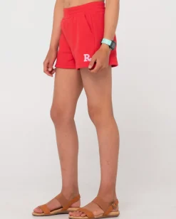 Line Fleece Short Girls | Rusty Cheap
