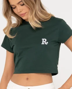 Line Short Sleeve Baby Tee | Rusty Shop