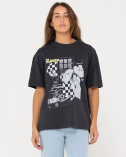 Nightlight Oversize Graphic Tee | Rusty Online