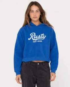 Old School Graphic Cropped Fleece | Rusty New