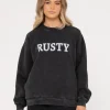 Oversize Crew Fleece | Rusty Cheap
