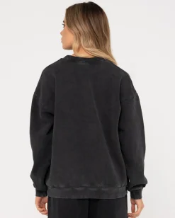 Oversize Crew Fleece | Rusty Cheap