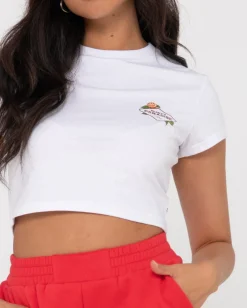 Paradise Graphic Baby Tee | Rusty Clearance
