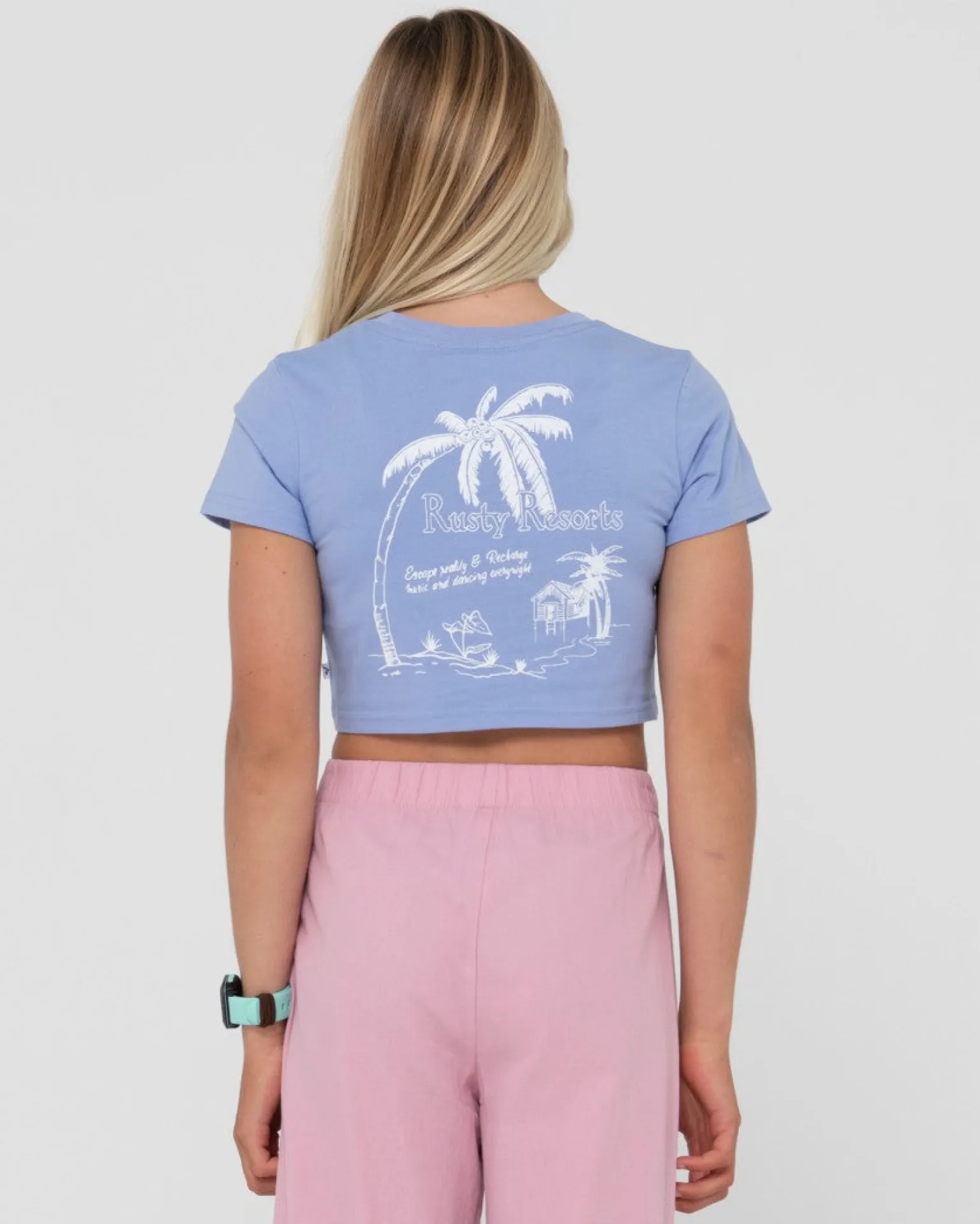 Resorts Graphic Baby Tee Girls | Rusty Best Sale