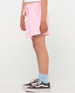 Signature Fleece Short Girls | Rusty Cheap