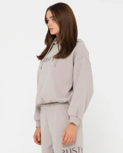 Signature Oversize Hooded Fleece | Rusty Flash Sale
