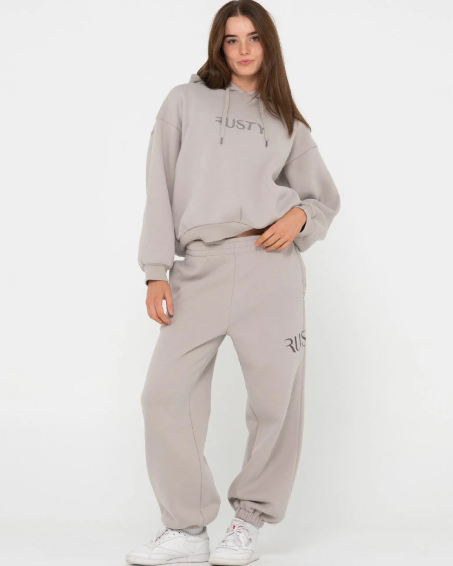 Signature Oversize Hooded Fleece | Rusty Flash Sale