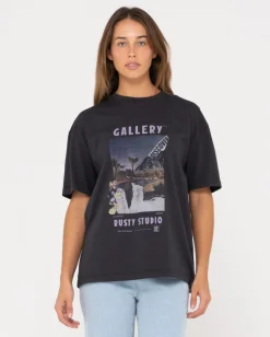 Studio Oversize Graphic Tee | Rusty Sale