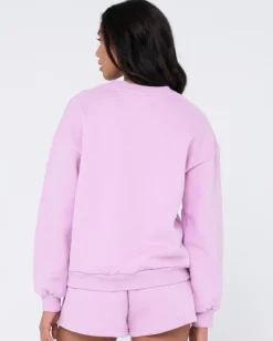 Sunrise Relaxed Crew Fleece | Rusty Best