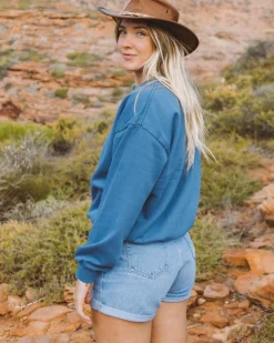 Sunrise Relaxed Crew Fleece | Rusty New