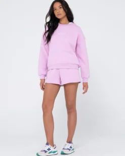Sunrise Relaxed Crew Fleece | Rusty Best