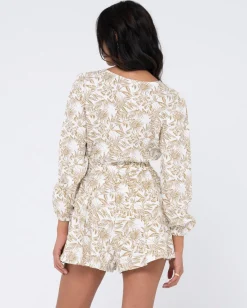 Salvador Long Sleeve Playsuit | Rusty Shop