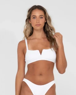 Sandalwood Textured Bralette Bikini Top | Rusty Best