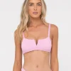Sandalwood Textured Bralette Bikini Top | Rusty Outlet