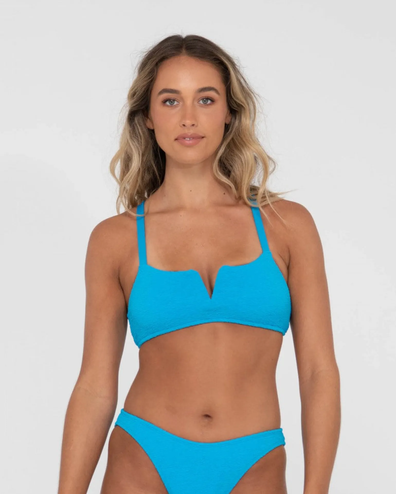Sandalwood Textured Bralette Bikini Top | Rusty Store