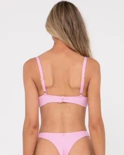 Sandalwood Textured Bralette Bikini Top | Rusty Outlet