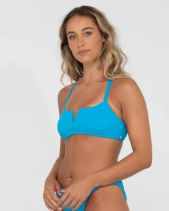 Sandalwood Textured Bralette Bikini Top | Rusty Sale