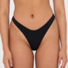 Sandalwood Textured Brazilian Bikini Bottom | Rusty Cheap