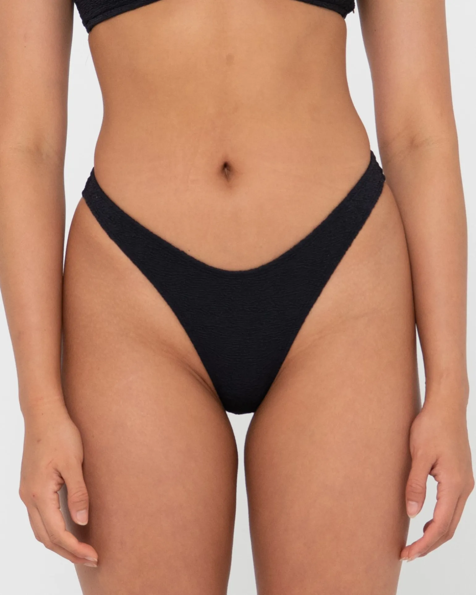 Sandalwood Textured Brazilian Bikini Bottom | Rusty Cheap