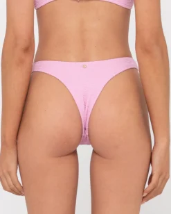 Sandalwood Textured Brazilian Bikini Bottom | Rusty Clearance
