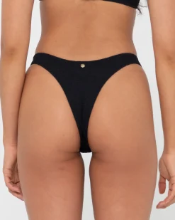 Sandalwood Textured Brazilian Bikini Bottom | Rusty Cheap