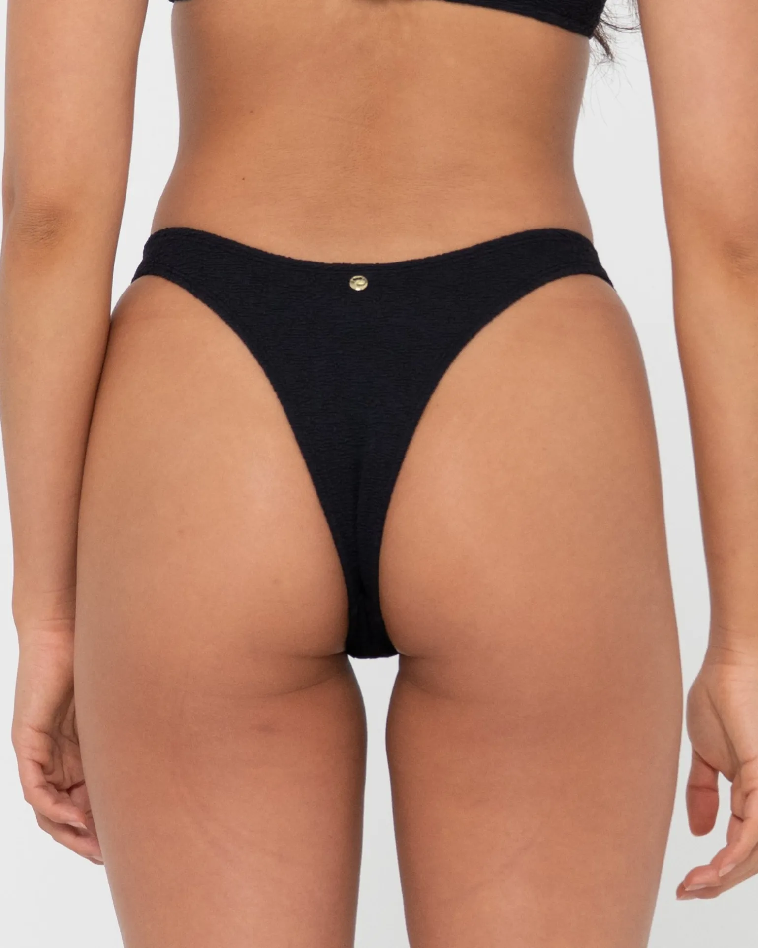 Sandalwood Textured Brazilian Bikini Bottom | Rusty Cheap