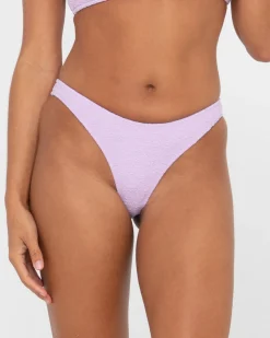 Sandalwood Textured Brazilian Bikini Bottom | Rusty New