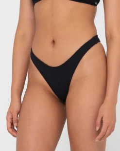 Sandalwood Textured Brazilian Bikini Bottom | Rusty Cheap