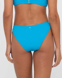 Sandalwood Textured Classic Bikini Bottom | Rusty Online