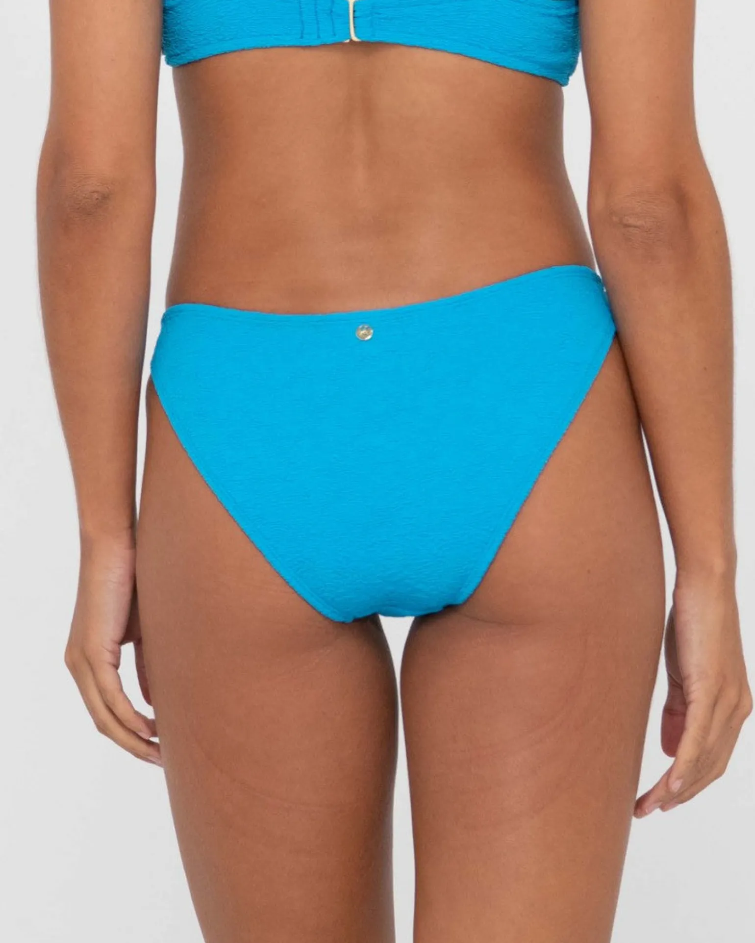 Sandalwood Textured Classic Bikini Bottom | Rusty Online