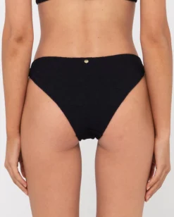 Sandalwood Textured Classic Bikini Pant Bottom | Rusty Cheap
