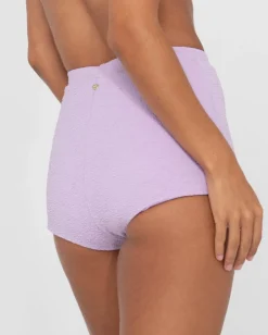 Sandalwood Textured High Waisted Surf Short | Rusty Cheap