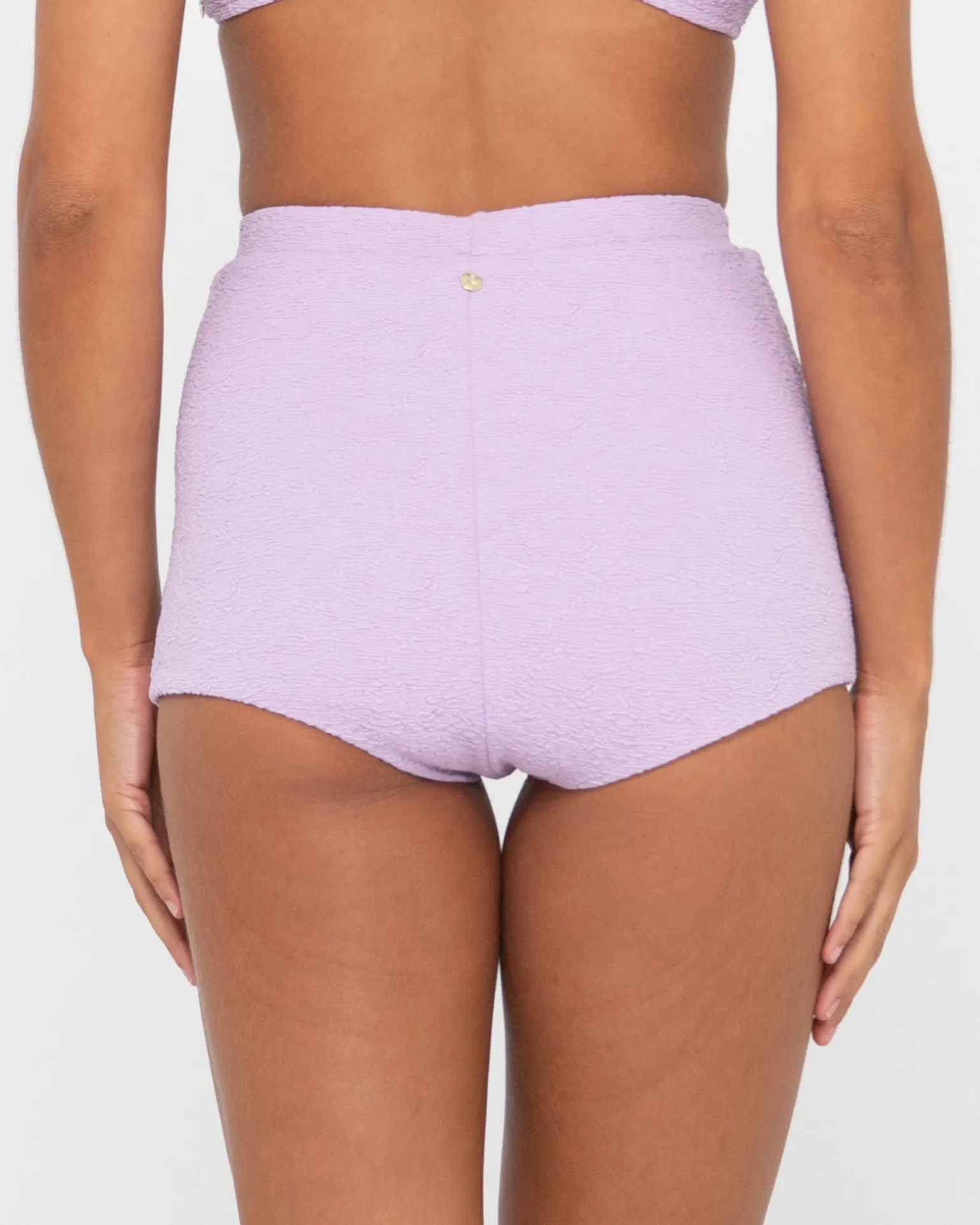 Sandalwood Textured High Waisted Surf Short | Rusty Cheap
