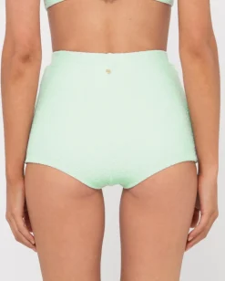 Sandalwood Textured High Waisted Surf Short | Rusty Fashion