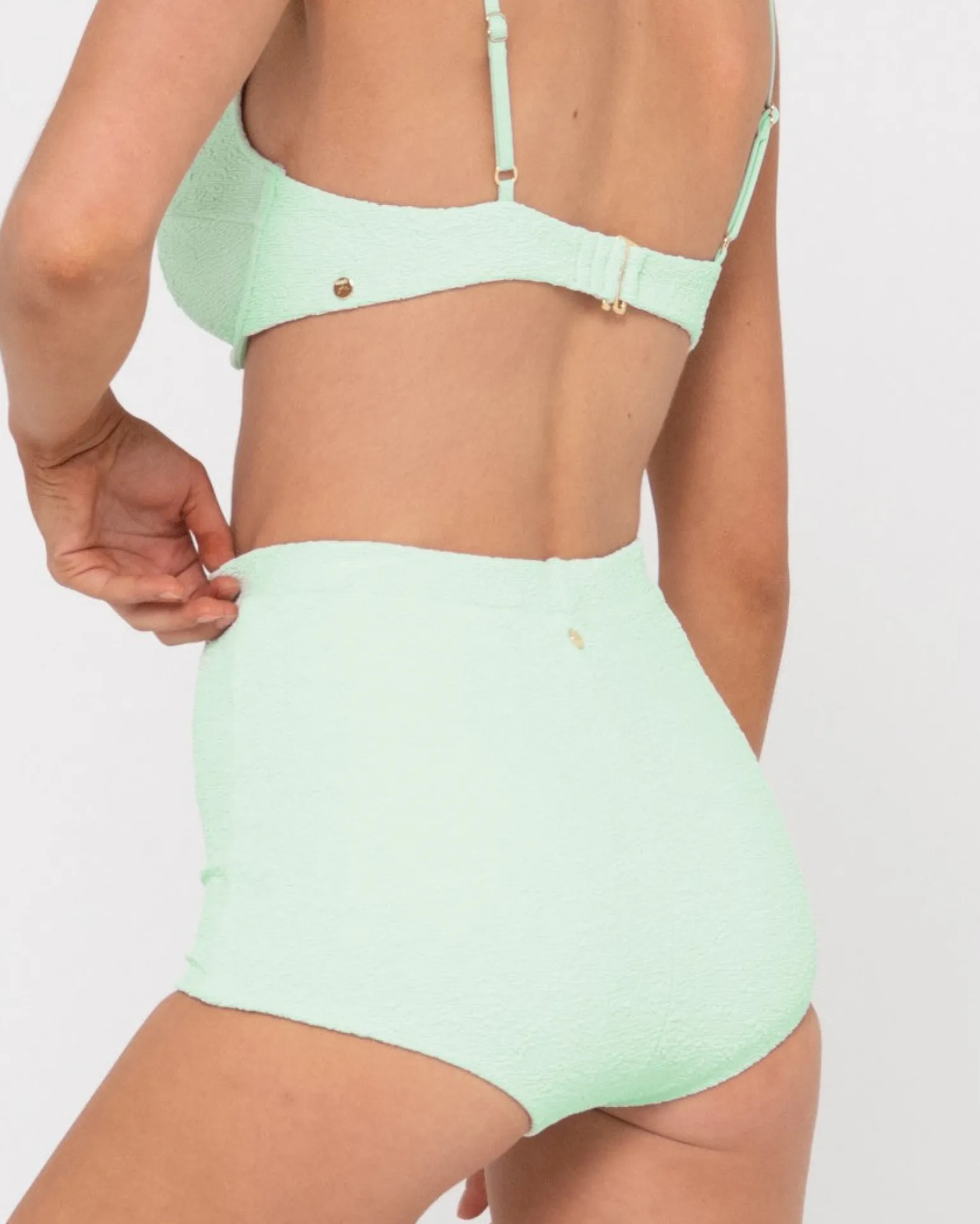 Sandalwood Textured High Waisted Surf Short | Rusty Sale