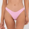 Sandalwood Textured Midi Bikini Bottom | Rusty Clearance