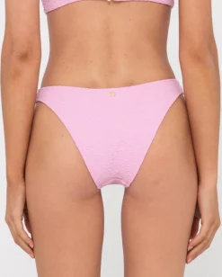 Sandalwood Textured Midi Bikini Bottom | Rusty Clearance
