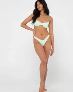 Sandalwood Textured Midi Bikini Bottom | Rusty Sale