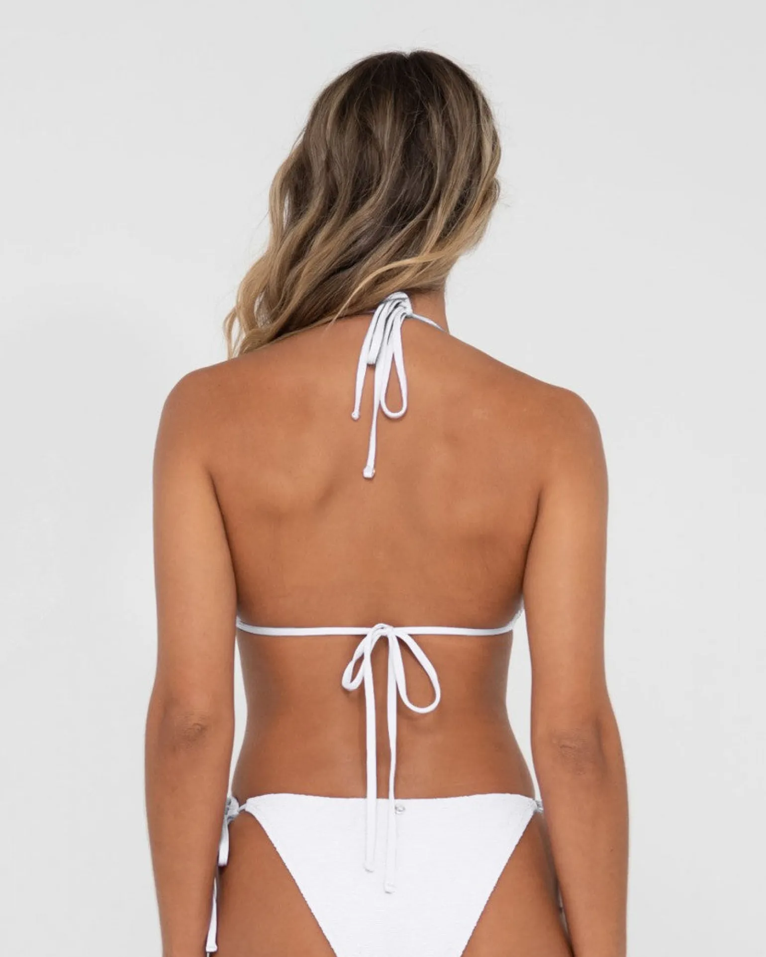 Sandalwood Textured Multiway Bikini Top | Rusty Cheap