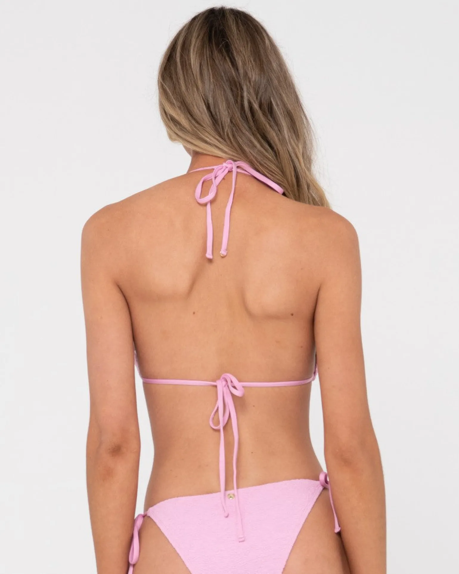 Sandalwood Textured Multiway Bikini Top | Rusty Discount