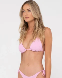 Sandalwood Textured Multiway Bikini Top | Rusty Outlet
