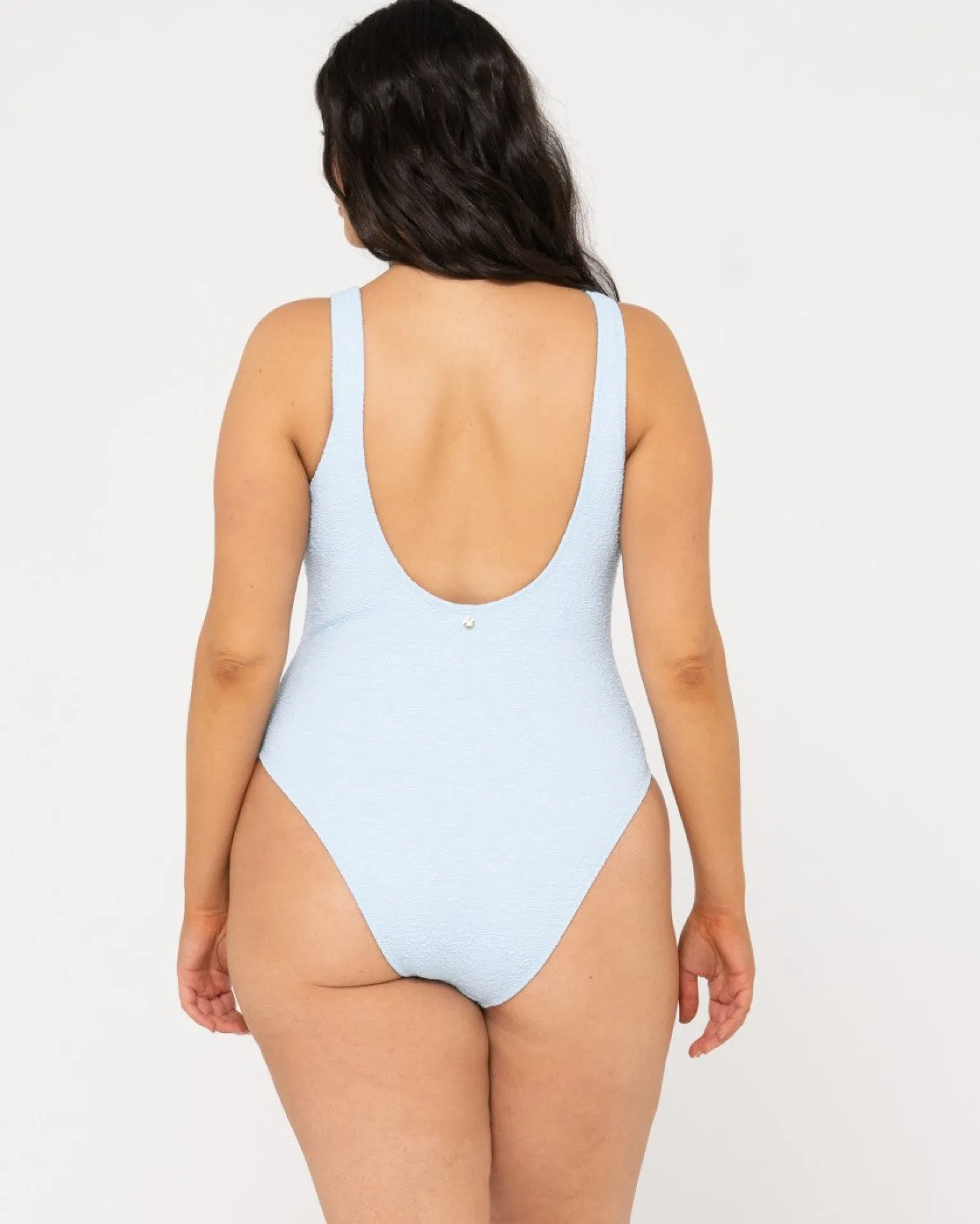 Sandalwood Textured Retro One Piece | Rusty Discount