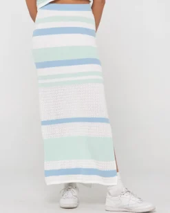 Sandbar High Waisted Knitted Maxi Skirt | Rusty Outlet