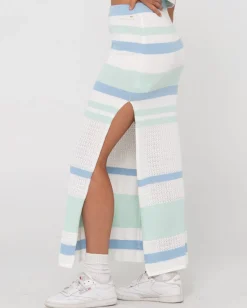 Sandbar High Waisted Knitted Maxi Skirt | Rusty Outlet