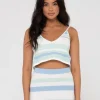 Sandbar Knitted Crop Cami Top | Rusty Store